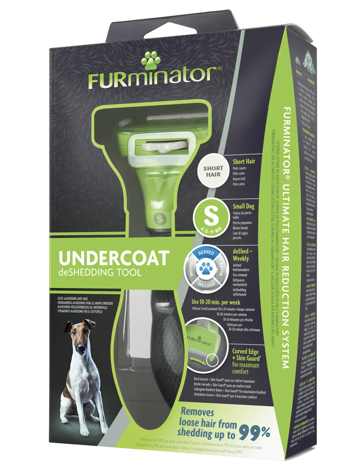Фурминатор FURminator S для мелких собак с короткой шерстью. СКИДКА 40%
