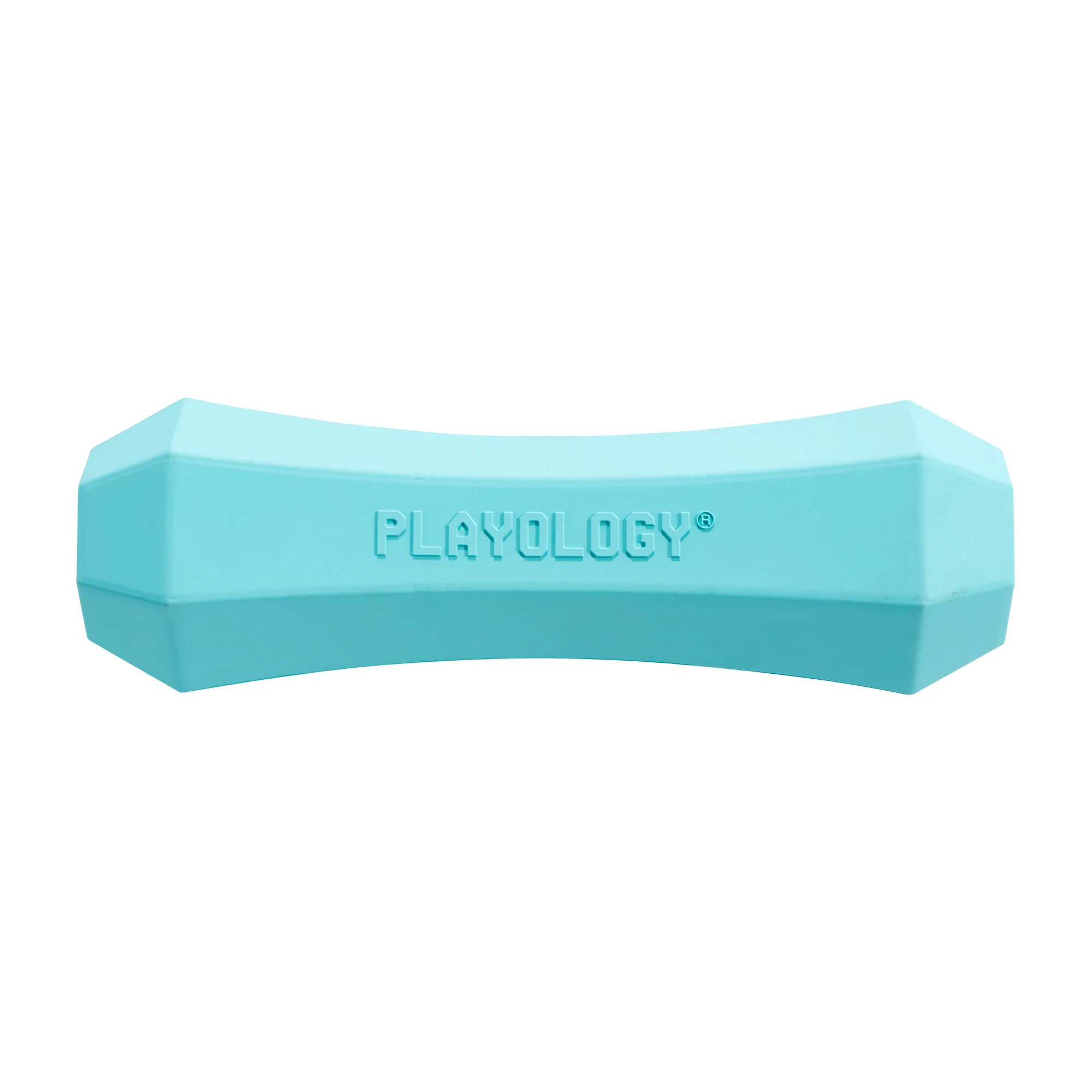 Playology  жевательная палочка SQUEAKY CHEW STICK для собак средних и крупных пород с ароматом арахиса, большая, цвет голубой