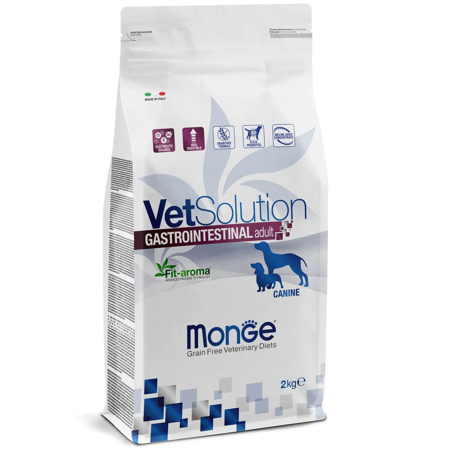 Ветеринарная диета Monge VetSolution Dog Gastrointestinal Гастроинтестинал для собак при заболеваниях ЖКТ 2 кг