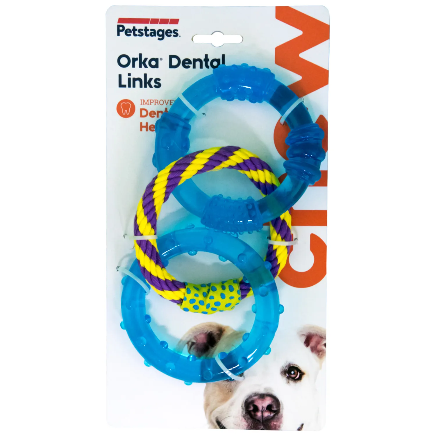 Petstages игрушка для собак "ОРКА 3 кольца" 23 см