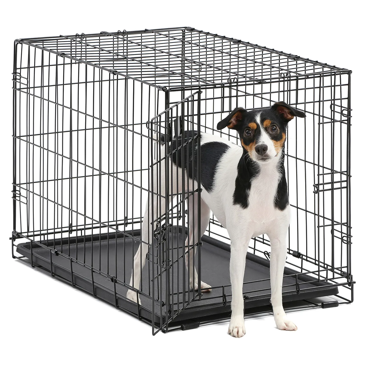 Клетка MidWest iCrate для собак 76х48х53h см, 1 дверь, черная