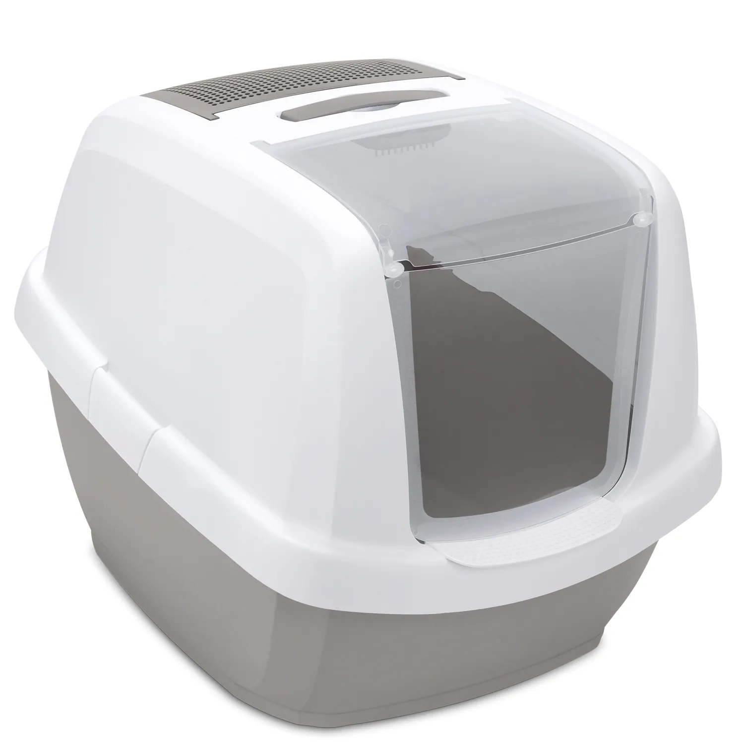 IMAC био-туалет для кошек MADDY 62х47,5х47,5h см, белый/бежевый