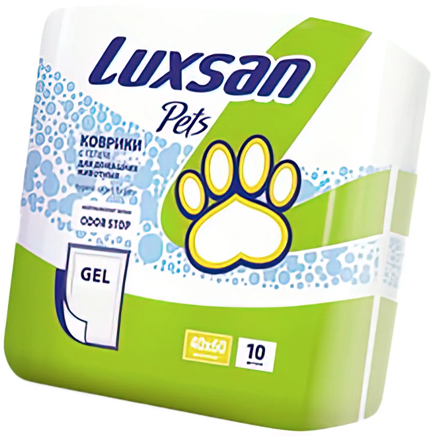 Коврики (пеленки) LUXSAN Premium GEL для животных 40х60, 10 шт