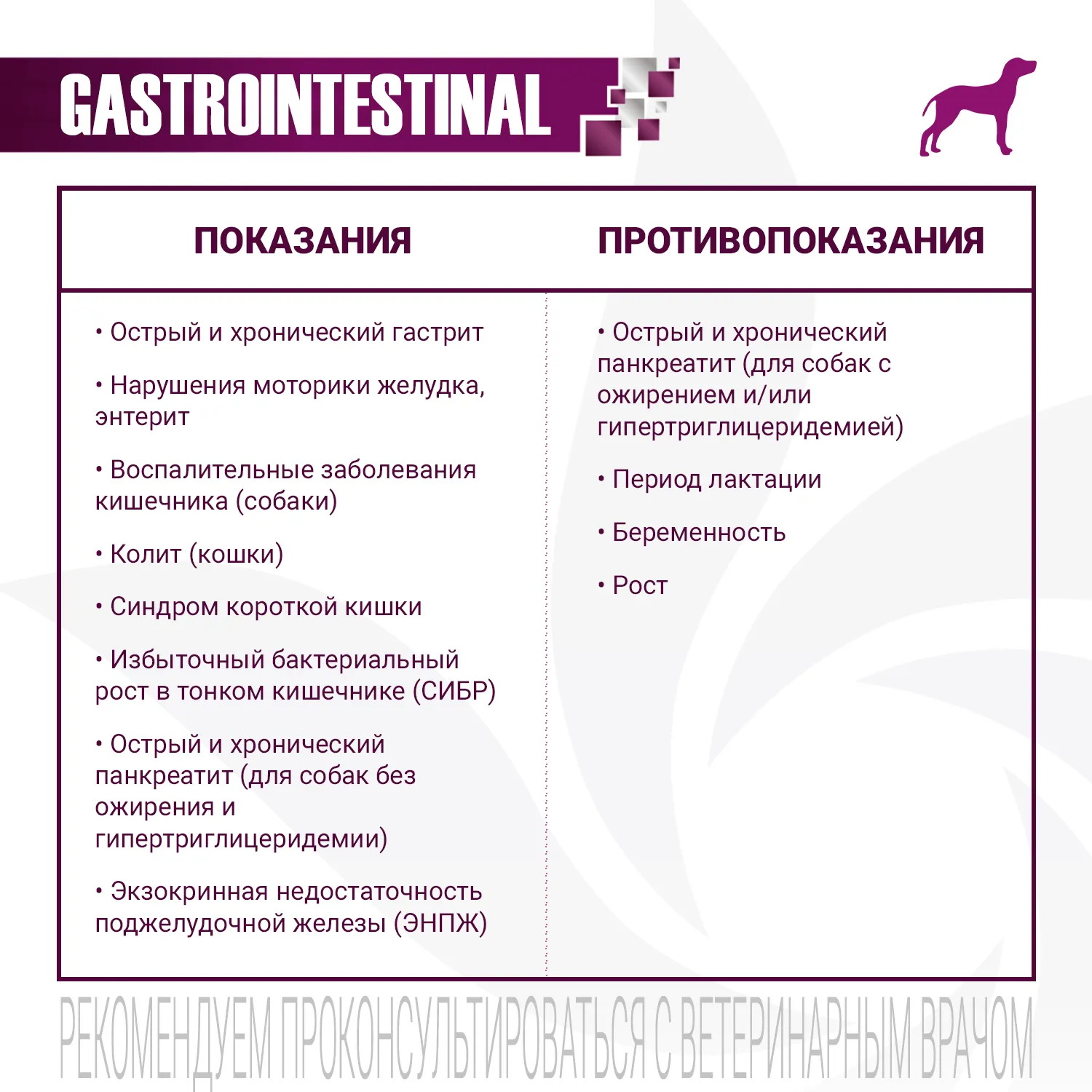 Ветеринарная диета Monge VetSolution Dog Gastrointestinal Гастроинтестинал для собак при заболеваниях ЖКТ 2 кг