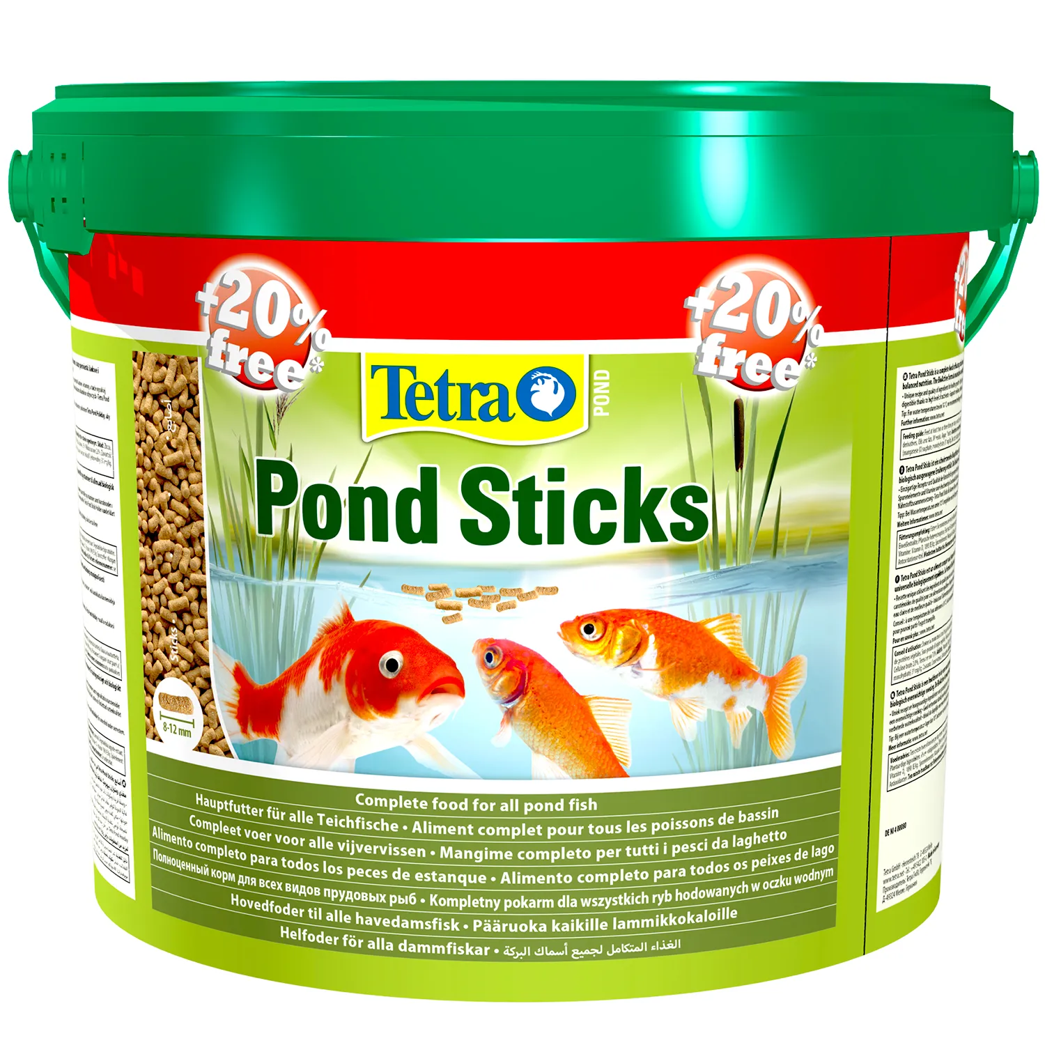 Tetra Pond Sticks корм для прудовых рыб в палочках 12 л АКЦИЯ 12л по цене 10!!!