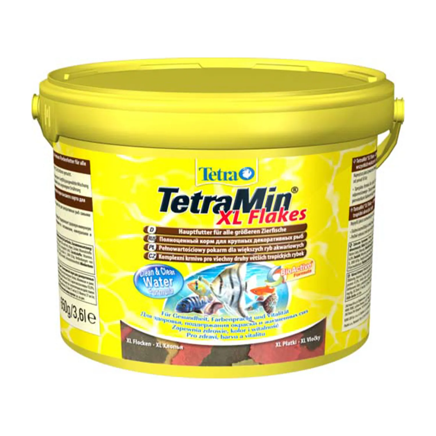 TetraMin XL корм для всех видов рыб крупные хлопья 3,6 л